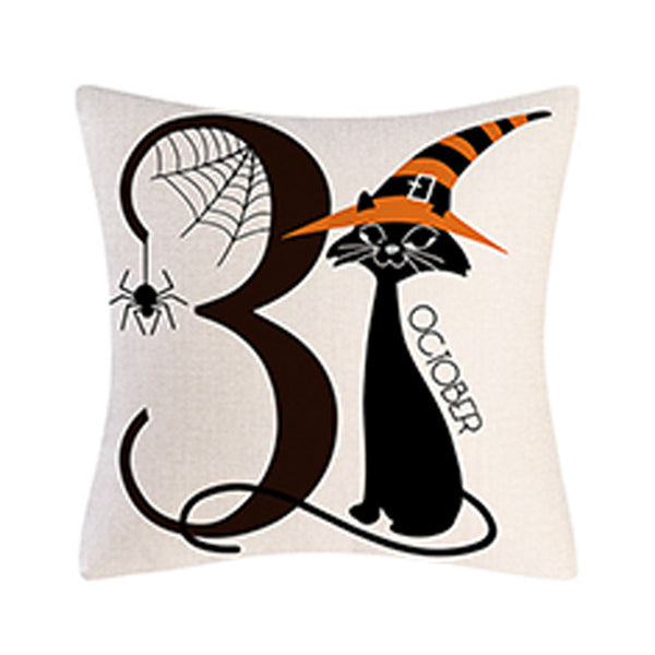 Halloween Cartoon Pillow Cover - KasGlobe™️ Home