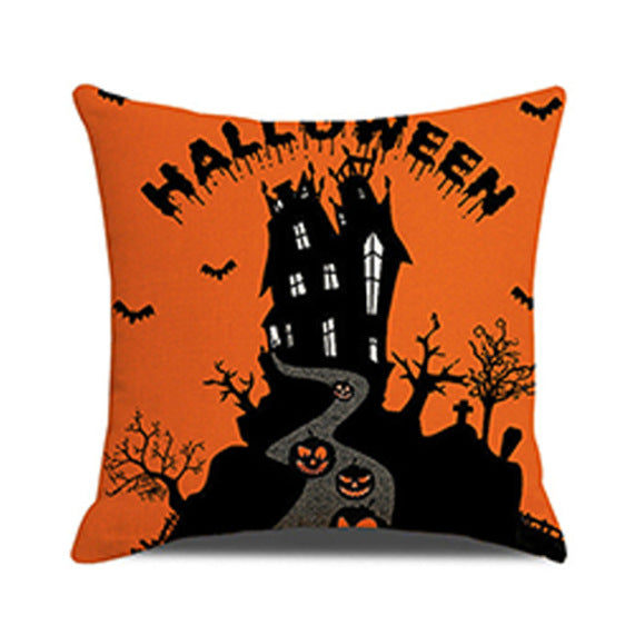 Halloween Cartoon Pillow Cover