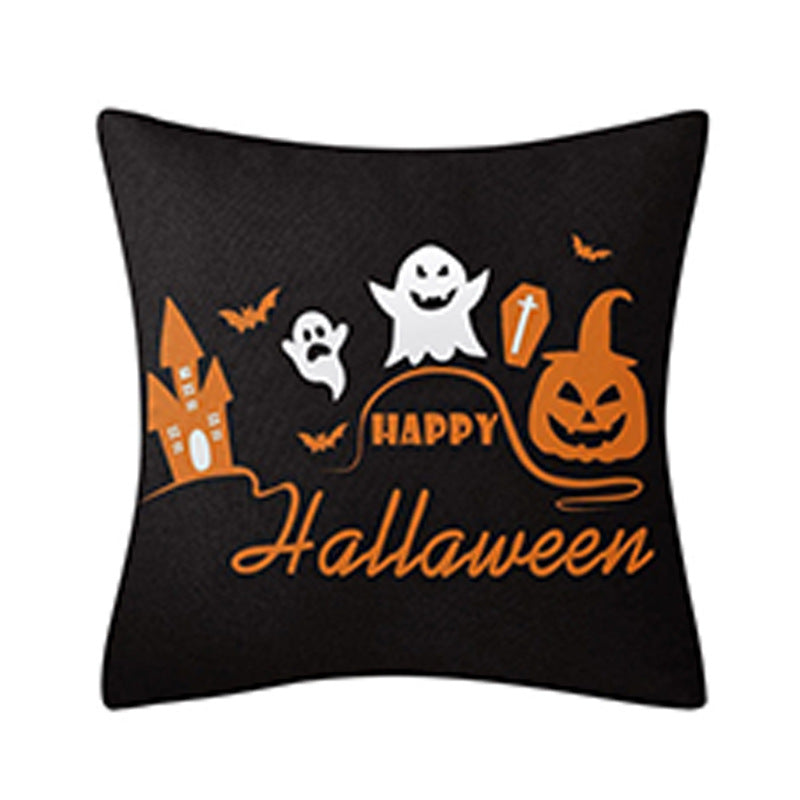 Halloween Cartoon Pillow Cover