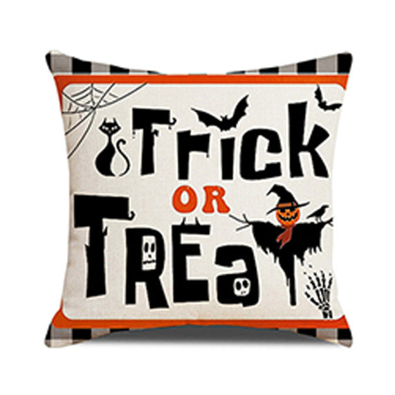 Halloween Cartoon Pillow Cover