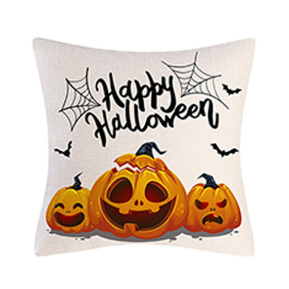 Halloween Cartoon Pillow Cover