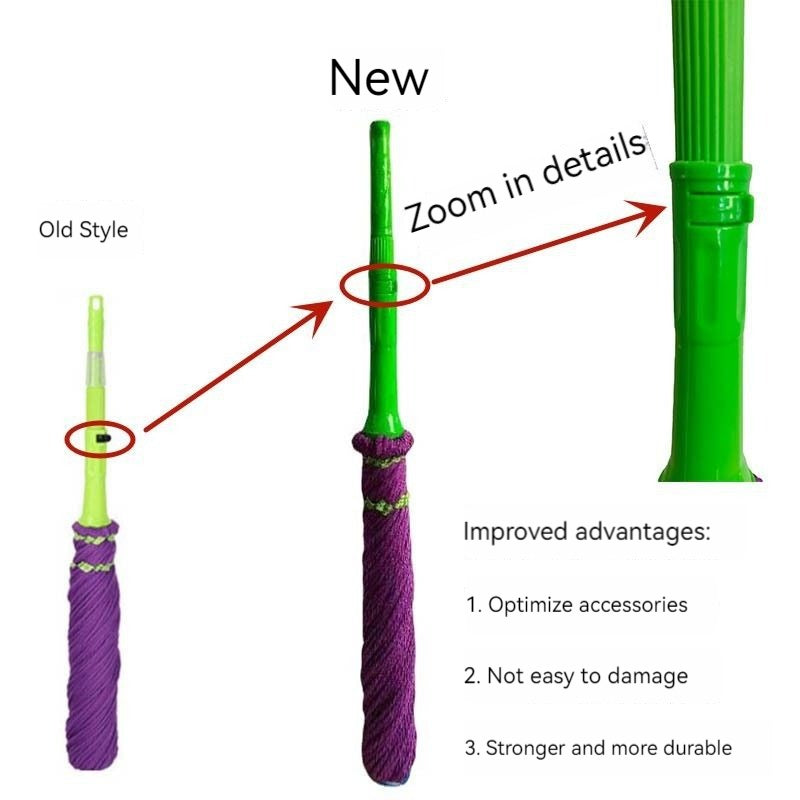 Cleaning Microfiber Twist Floor Mop- KasGlobe™️