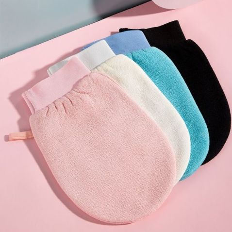 Exfoliating gloves Shower gloves Spa gloves Bath accessories Skin exfoliation Scrubbing gloves Body exfoliation Softening gloves Skin care gloves Bath scrubbers, gant