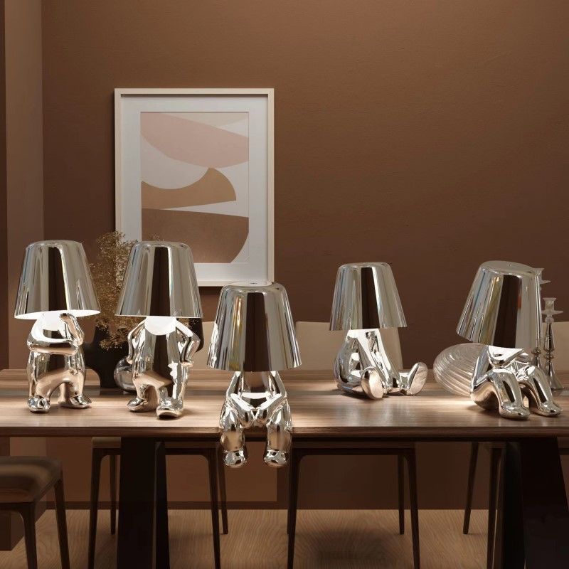 Little Golden Figure Table Lamp