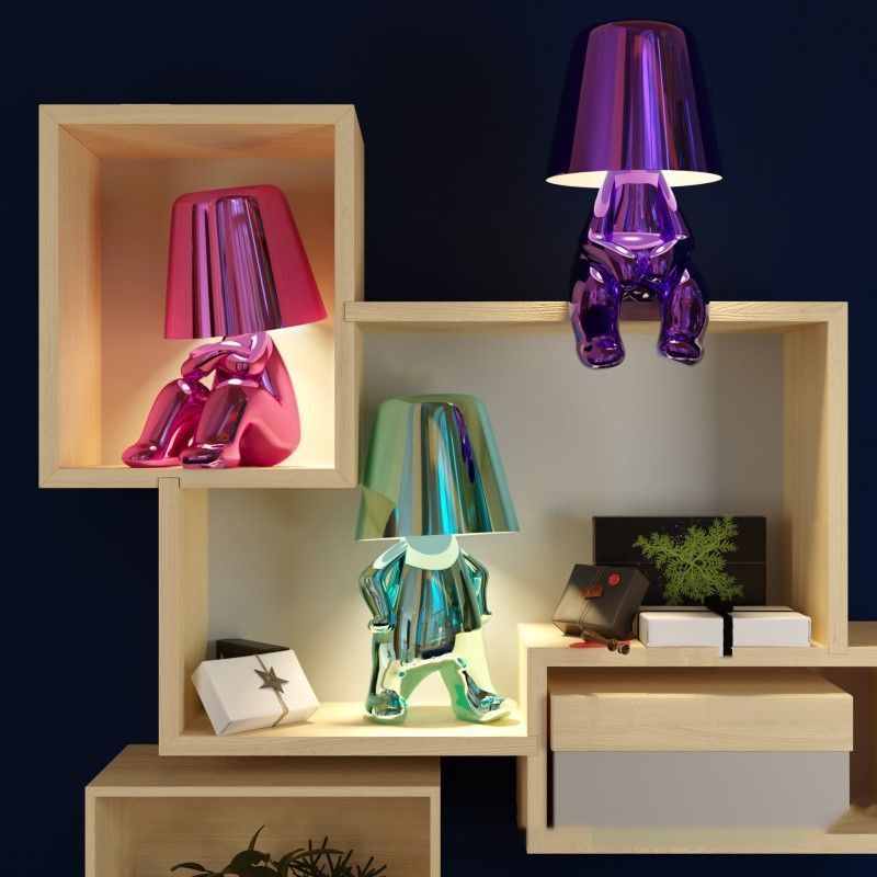 Little Golden Figure Table Lamp
