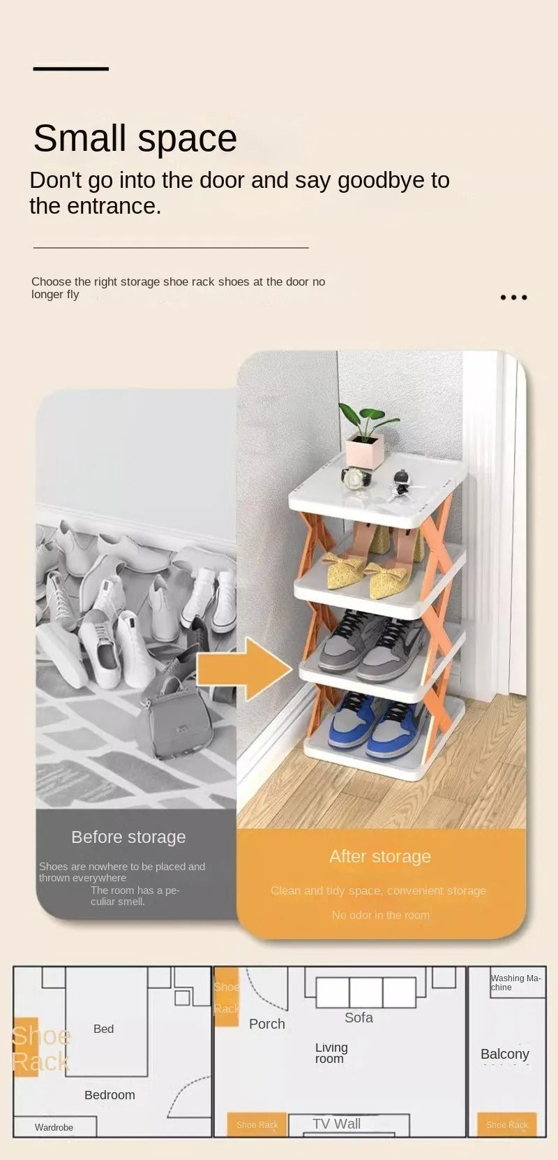 Streamlined Storage for Your Footwear Collection- Kasglobe™️