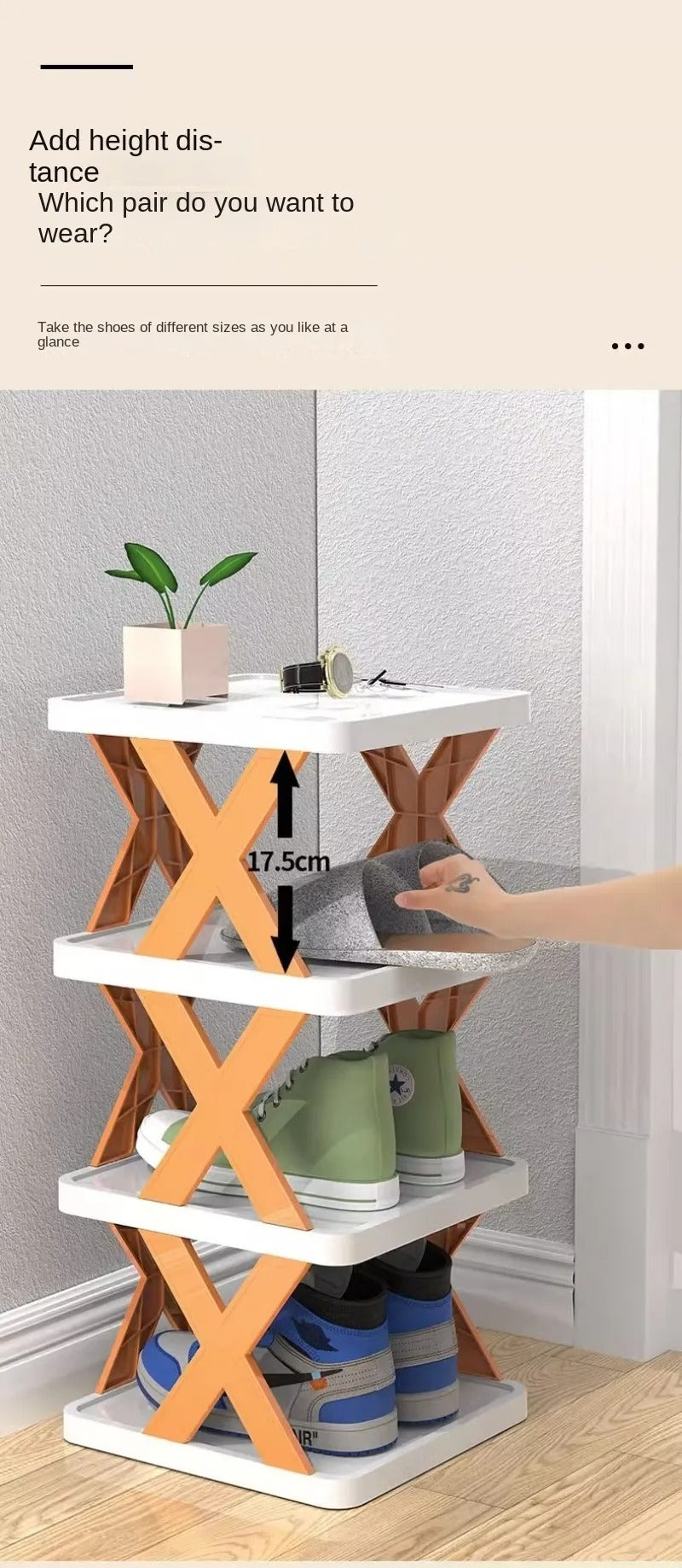 Streamlined Storage for Your Footwear Collection- Kasglobe™️
