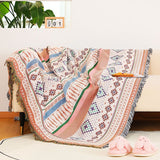 Bohemian living room Sofa Blanket Cover- KasGlobe™️