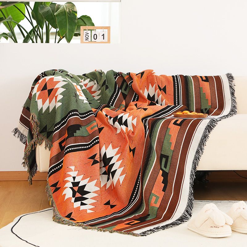 Bohemian living room Sofa Blanket Cover