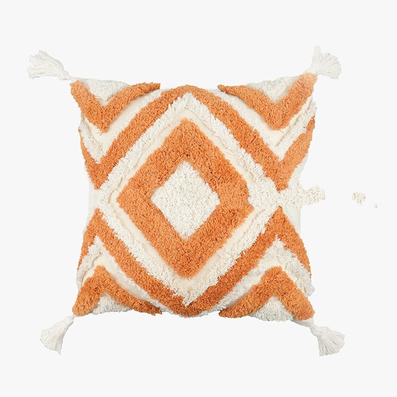 Bohemian sofa cover Retro cushion cover Plush sofa decor Vintage pillowcase Boho-style home textiles Retro-themed sofa accessories Bohemian decor accents Plush throw pillow cover