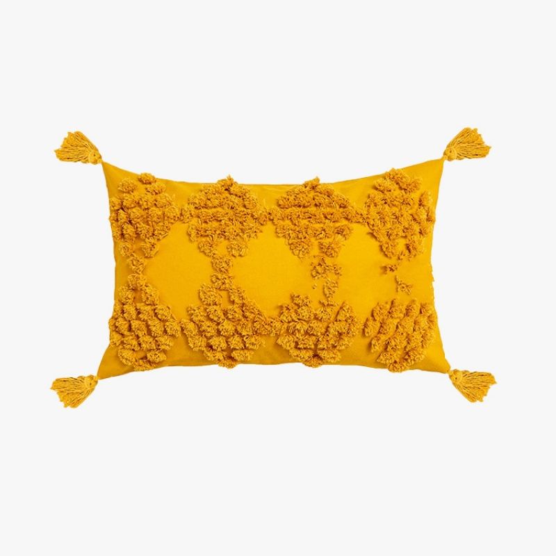 Bohemian sofa cover Retro cushion cover Plush sofa decor Vintage pillowcase Boho-style home textiles Retro-themed sofa accessories Bohemian decor accents Plush throw pillow cover