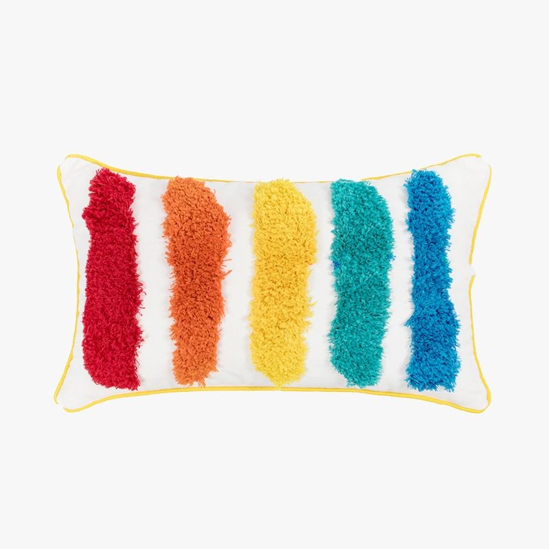 Funda de almohada retro de felpa estilo bohemio para sofá - KasGlobe™️
