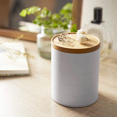 Small rotating Jewelry Storage Box -  KasGlobe™️