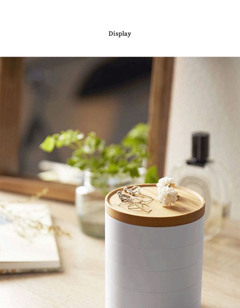 Small rotating Jewelry Storage Box -  KasGlobe™️