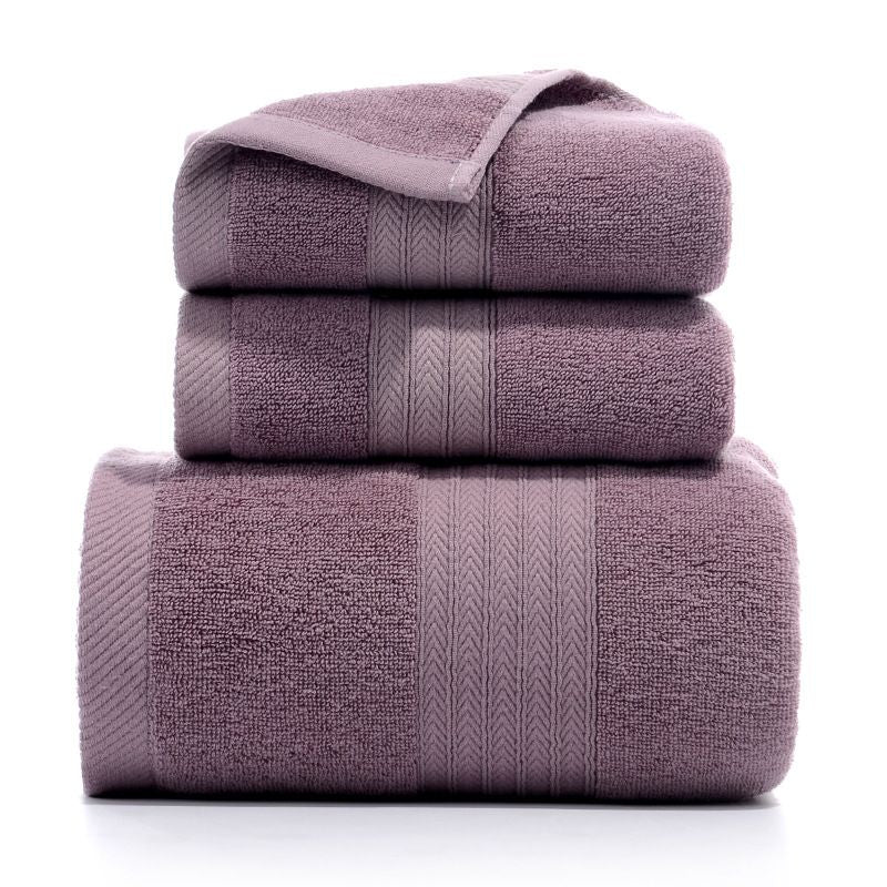 Pieces Set of Pure Cotton Towel Bath Towel