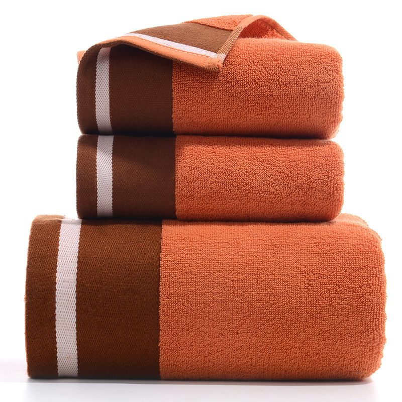 towel orange, Cotton towel set Bath towel set Luxury towel set Bathroom essentials Premium bath towels Soft cotton towels Absorbent towel set Plush bath towels High-quality towel set