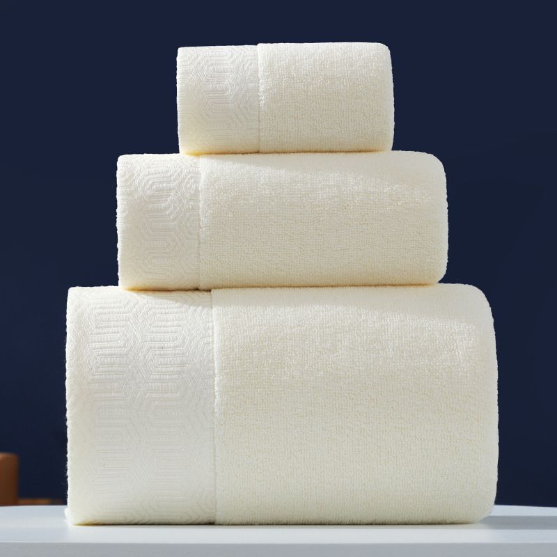 Pieces Set of Pure Cotton Towel Bath Towel