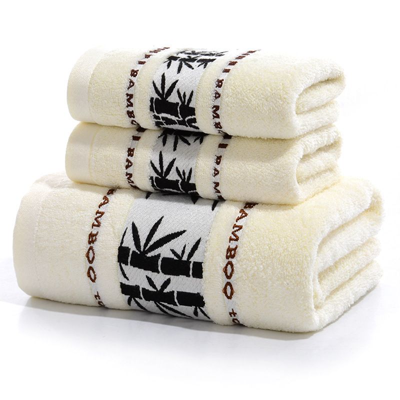 Pieces Set of Pure Cotton Towel Bath Towel
