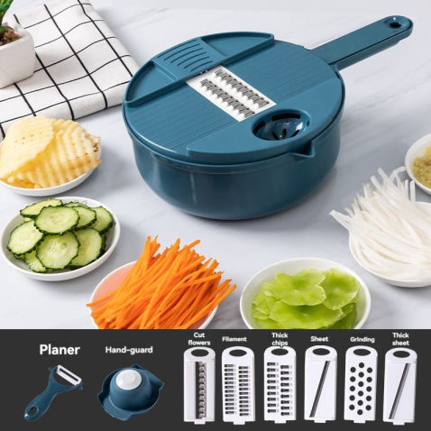Vegetable slicer Kitchen tool Food preparation Cooking utensil Vegetable chopper Kitchen gadget Multi-purpose cutter Vegetable dicer Cooking accessory Food processor Vegetable shredder Kitchen appliance Meal preparation Vegetable cutter and slicer Cooking helper