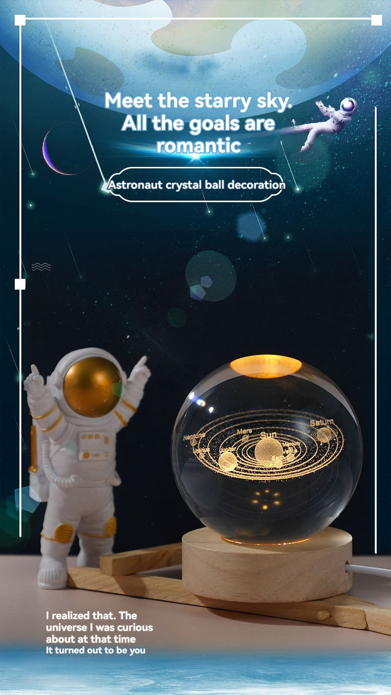 Crystal Ball Night Light - KasGlobe™️Home