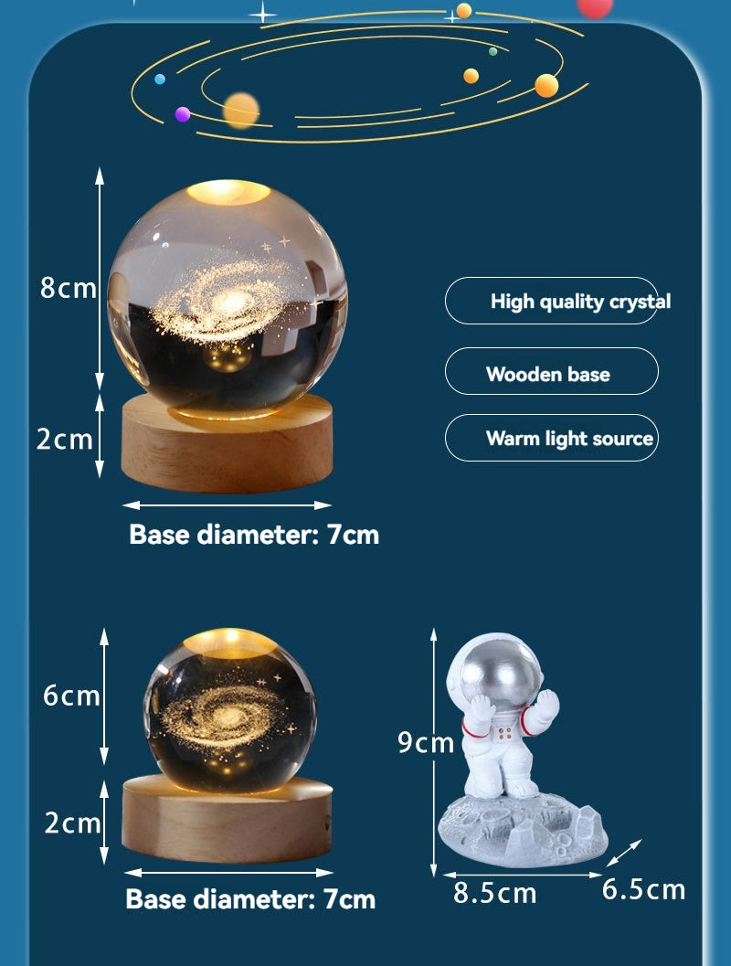 Crystal Ball Night Light - KasGlobe™️Home