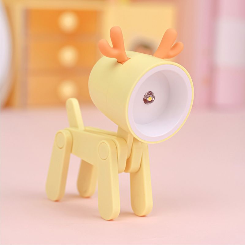 Luz nocturna de protección para ojos de ciervo divertida y creativa para niños -