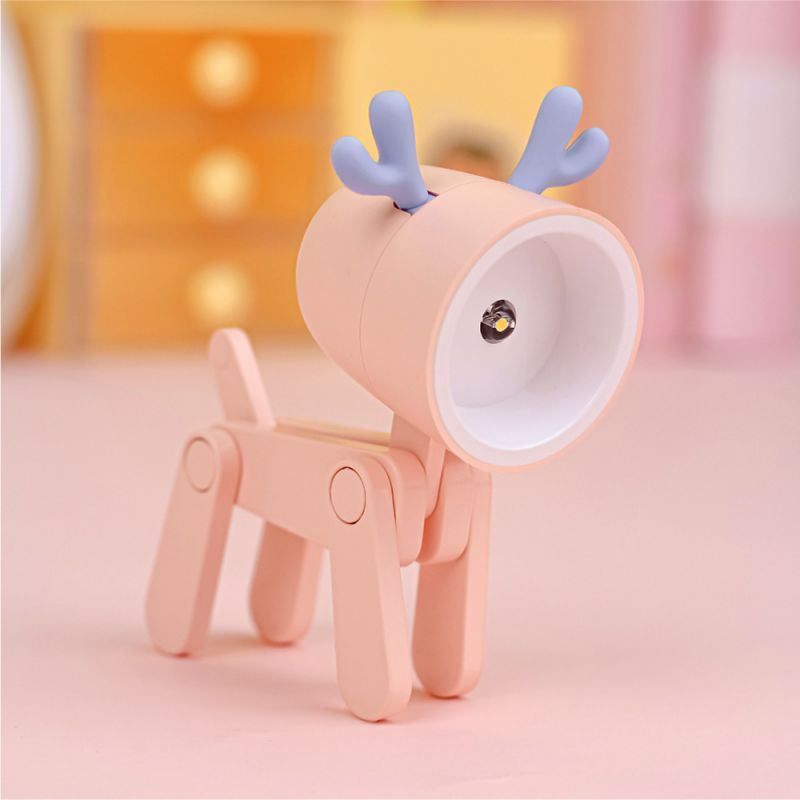 Luz nocturna de protección para ojos de ciervo divertida y creativa para niños -