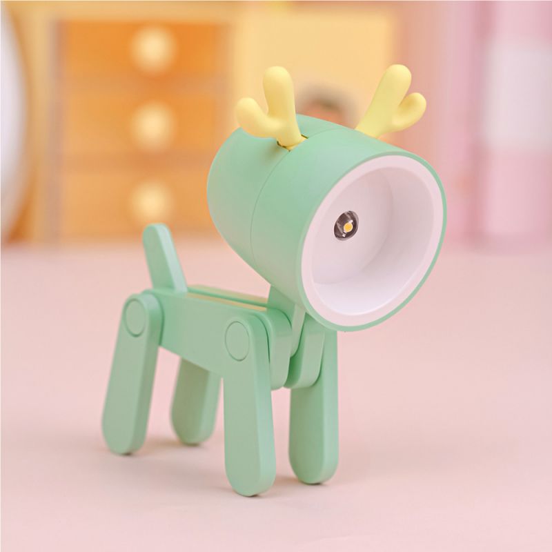 Luz nocturna de protección para ojos de ciervo divertida y creativa para niños -