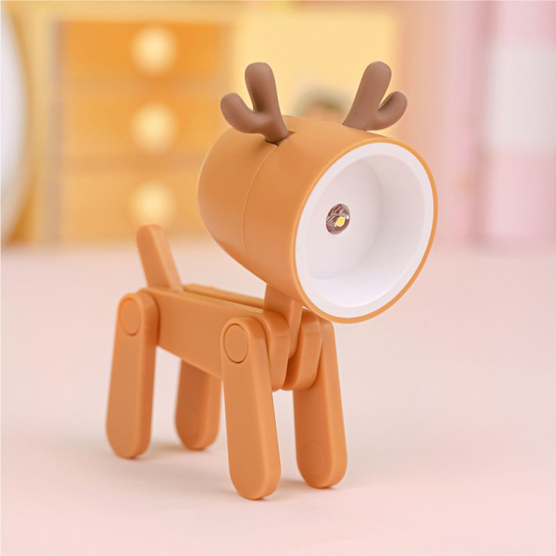 Luz nocturna de protección para ojos de ciervo divertida y creativa para niños -