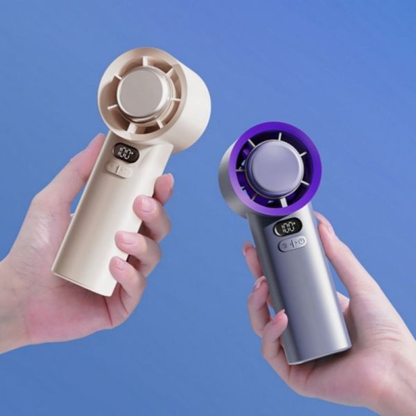 USB Charging Digital Display Cooling Small Fan