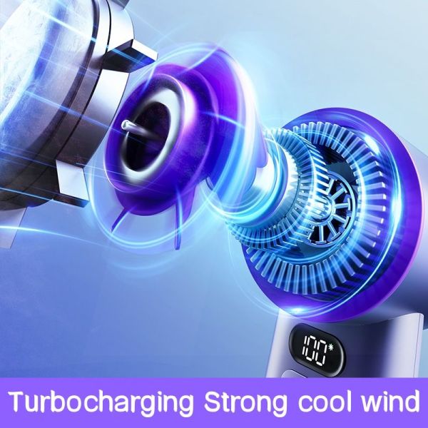 USB Charging Digital Display Cooling Small Fan