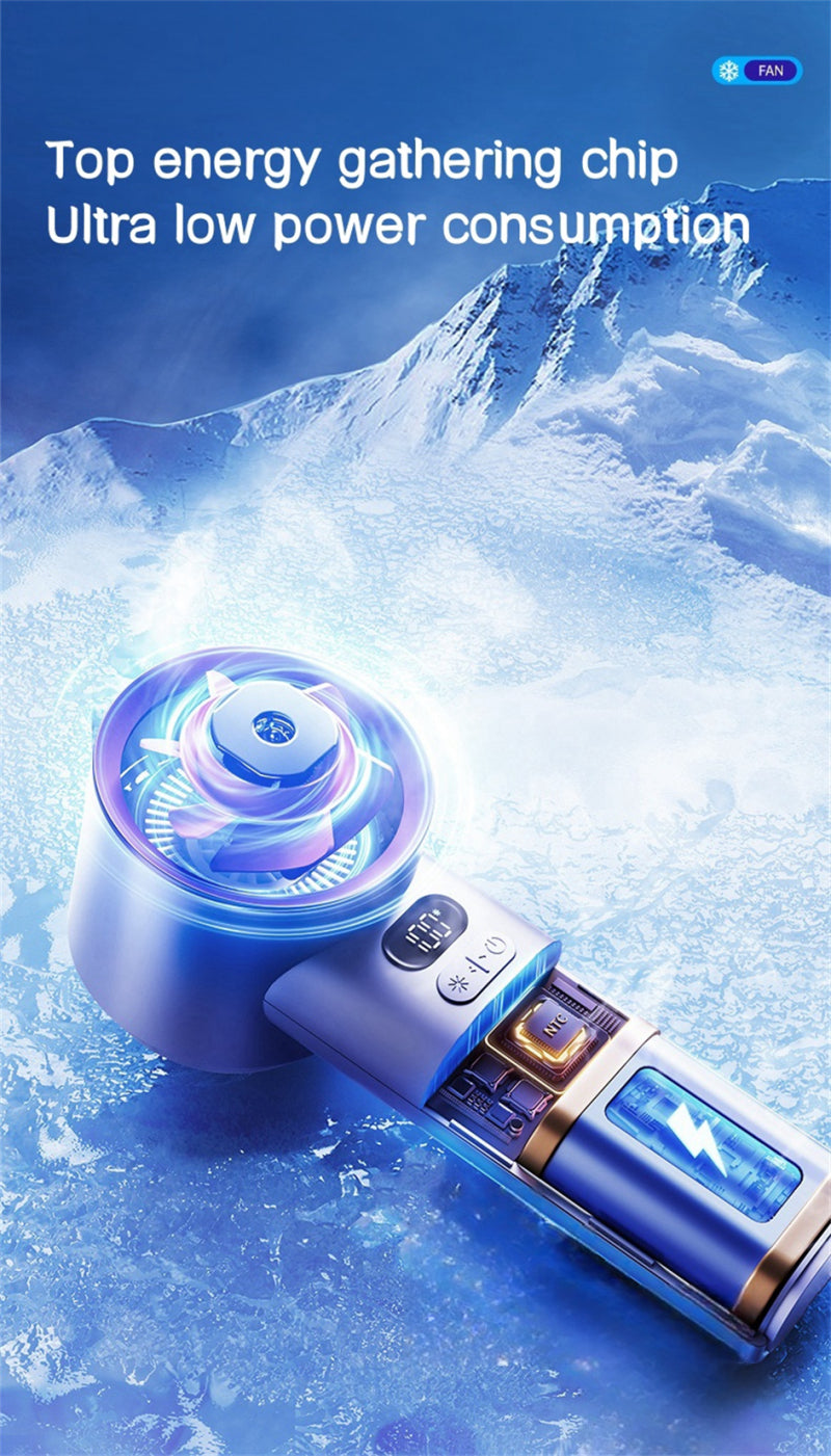 USB Charging Digital Display Cooling Small Fan