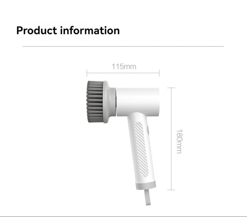 Handheld Wireless Electric Cleaning Brush