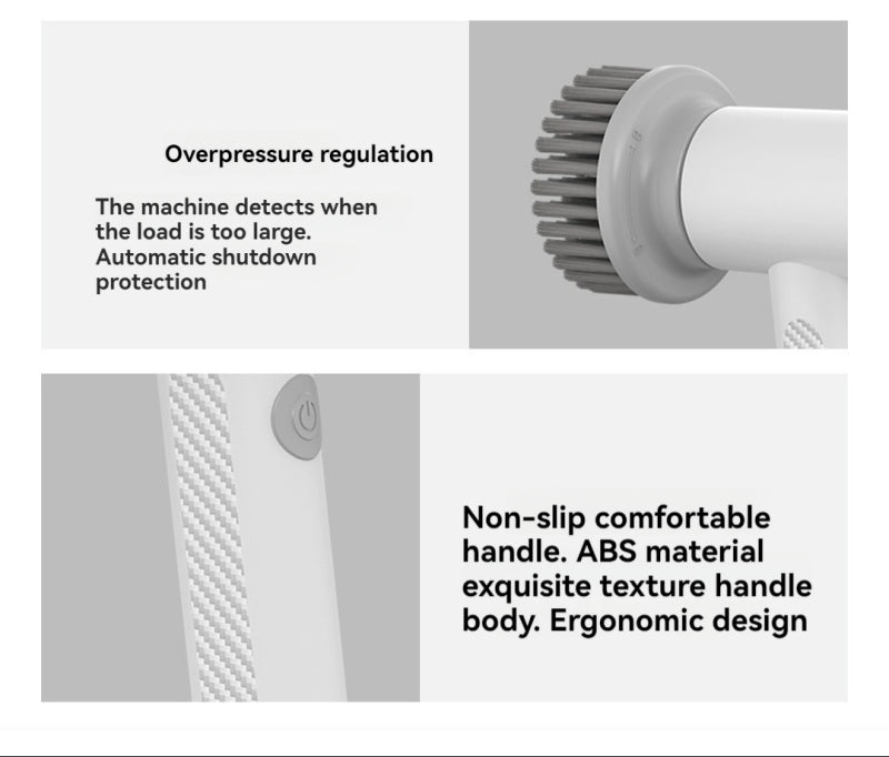 Handheld Wireless Electric Cleaning Brush