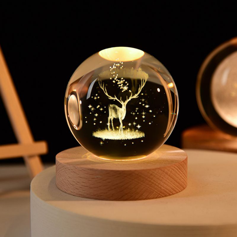 Crystal Ball Night Light - KasGlobe™️Home