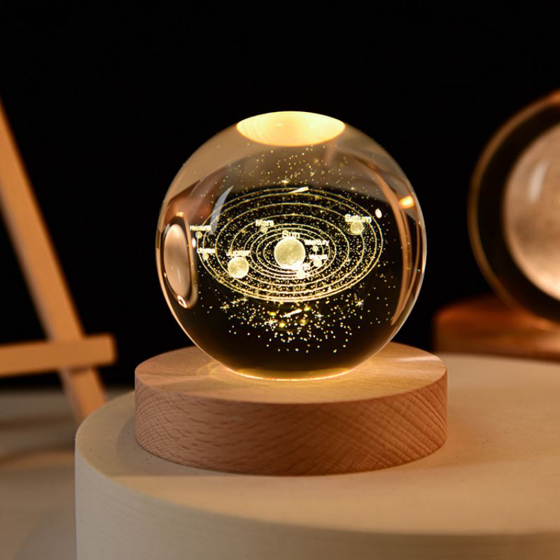 Luminious crystal Ball Night Light