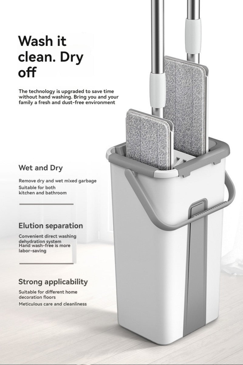 Hand-free Flat Mop