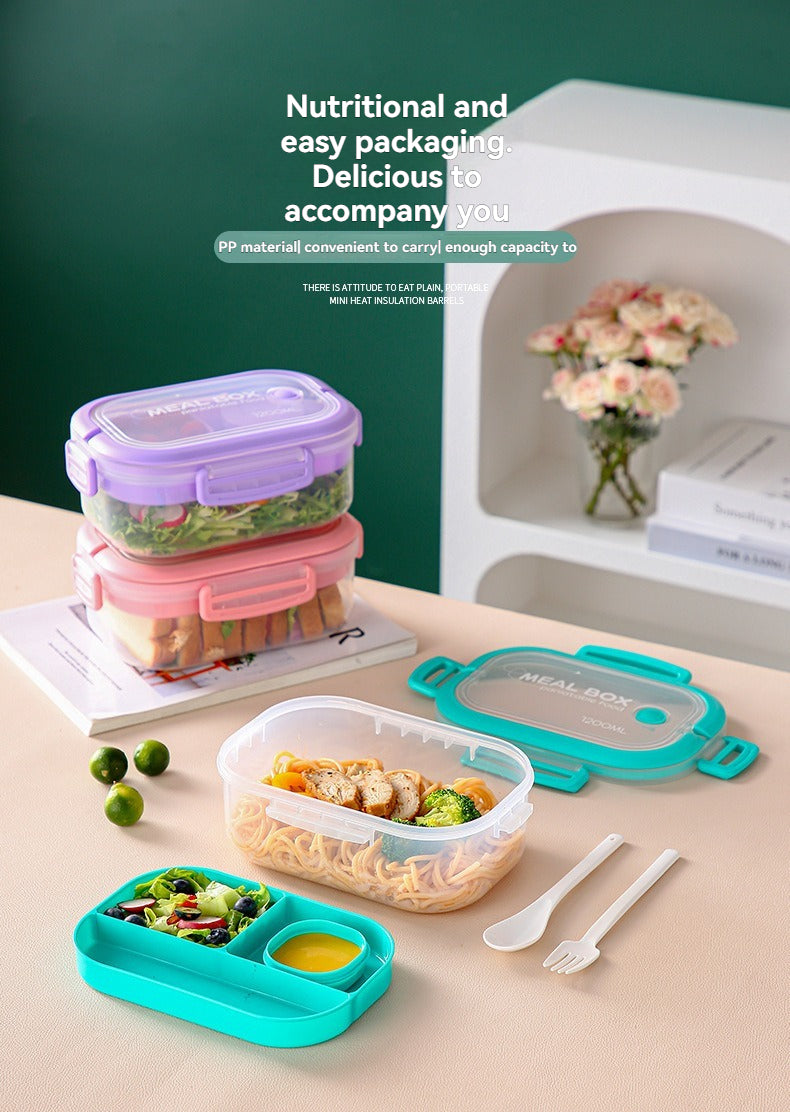 Double Lunch Box for Students : Families – Fresh, Organized Meals Anytime