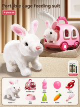 Simulation Bunny Plush Toy - KasGlobe