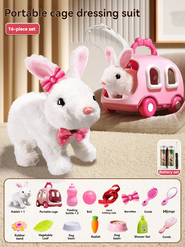 Simulation Bunny Plush Toy - KasGlobe