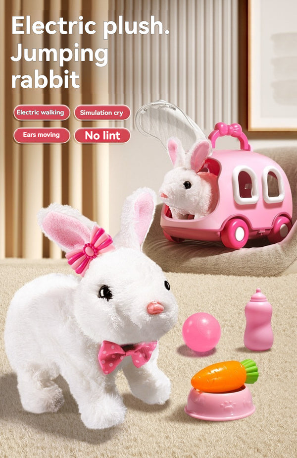 Simulation Bunny Plush Toy - KasGlobe