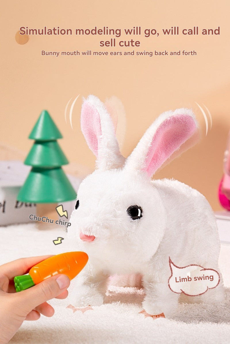 Simulation Bunny Plush Toy - KasGlobe