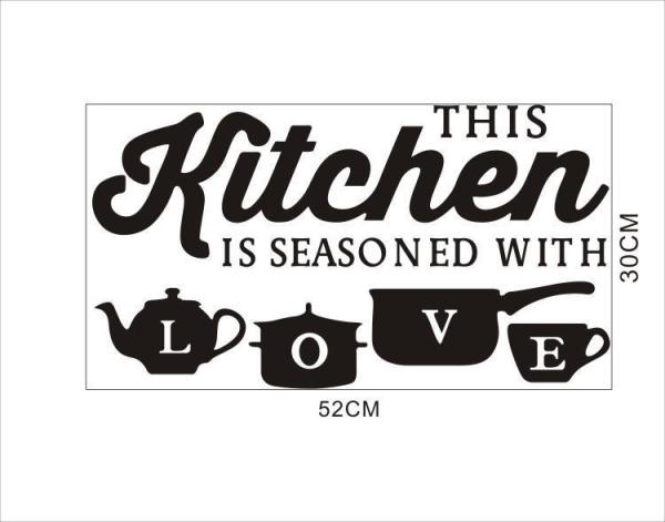 Creative Wall Sticker Decoration for kitchen