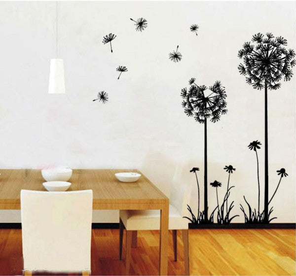 Dandelion Gone With The Wind Wall Sticker -KasGlobe