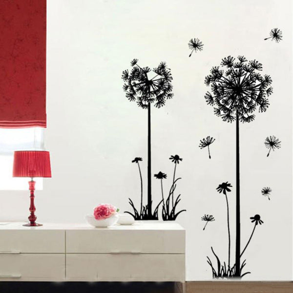 Dandelion Gone With The Wind Wall Sticker -KasGlobe