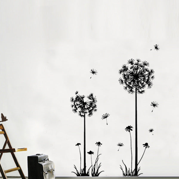 Dandelion Gone With The Wind Wall Sticker -KasGlobe