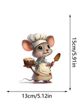 Cartoon Cute Mouse Wall Sticker - KasGlobe