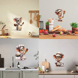 Cartoon Cute Mouse Wall Sticker - KasGlobe