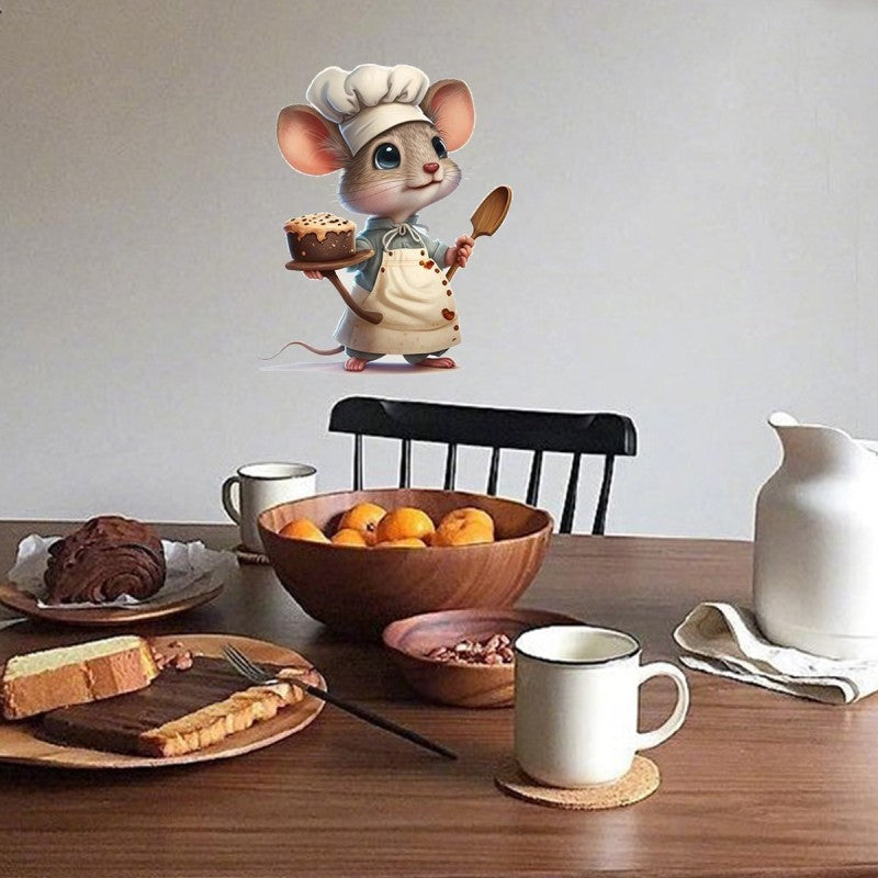 Cartoon Cute Mouse Wall Sticker - KasGlobe