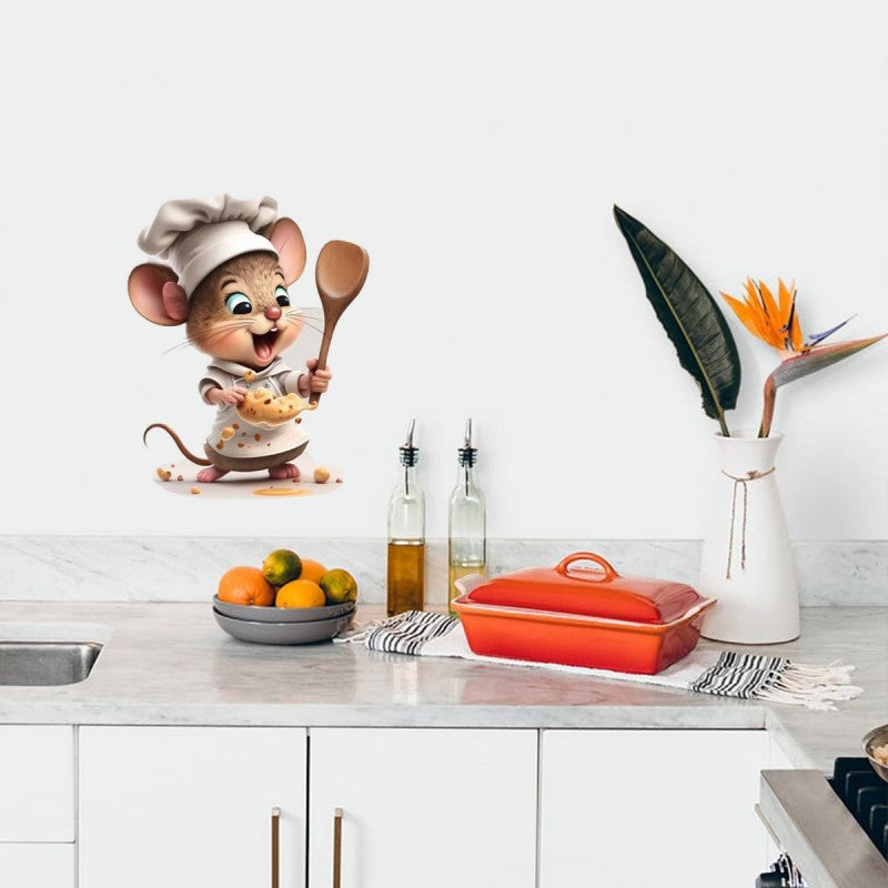Cartoon Cute Mouse Wall Sticker - KasGlobe